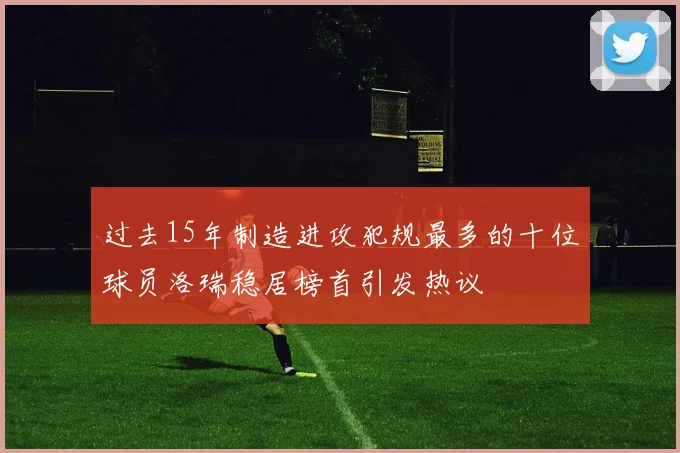 过去15年制造进攻犯规最多的十位球员洛瑞稳居榜首引发热议